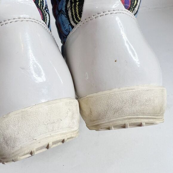 y2k Vintage Coach Peggey Signature Logo Winter Boots Snow Moon Boots Size 8 - Picture 12 of 13